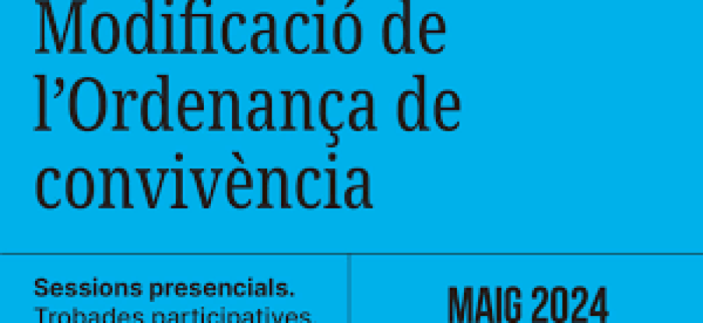 ordenança convivènciacarteññ