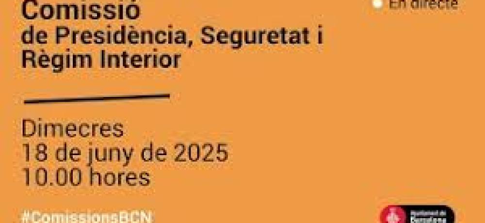 comissió de presidència