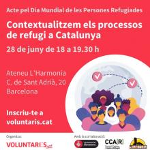 Contextualitzem els processos de refugi a Catalunya