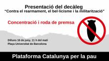 Contra el rearmament, el bel·licisme i el militarisme